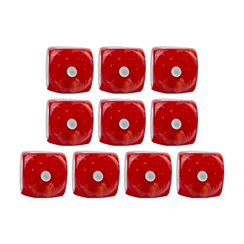 6-seitiges Würfel-Set, Partygeschenke, Spielwürfel, Rot von Amagogo