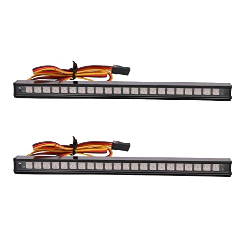 Amagogo 1/10 RC Crawler Auto LED Lichtleiste Dach Spot Dome Lamp Simulation für von Amagogo