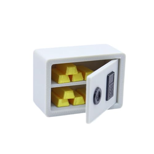 Amagogo 1/12 Puppenhaus Miniatur Strongbox Puppenhaus Dekoration Simulation Ornament Diorama Layout Möbel Modell Pretend Spielzeug von Amagogo