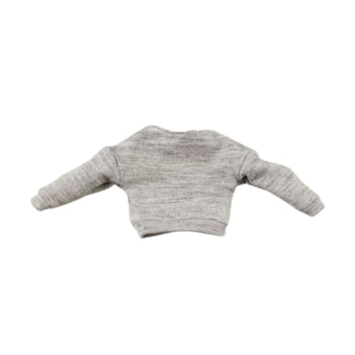 Amagogo 1/12 Skala Puppenpullover Kleidermodell Dekoration Foto Requisiten Puppenkleidung Puppe Outifits für 6 Zoll Figur Körper, Grau Amagogo 1/12 Skala Puppenpullover Kleidermodell Dekoration Foto Requisiten Puppenkleidung Puppe Outifits für 6 Zoll Figur Körper, Grau von Amagogo