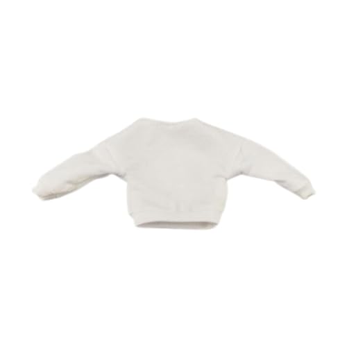 Amagogo 1/12 Skala Puppenpullover Kleidermodell Dekoration Foto Requisiten Puppenkleidung Puppe Outifits für 6 Zoll Figur Körper, Weiß Amagogo 1/12 Skala Puppenpullover Kleidermodell Dekoration Foto Requisiten Puppenkleidung Puppe Outifits für 6 Zoll Figur Körper, Weiß von Amagogo