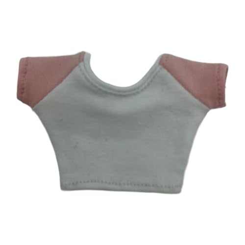 Amagogo 1/6 Damen Kurzarm-T-Shirt, Miniatur-Kleidungskostüm für 12-Zoll-Figuren, Rosa Amagogo 1/6 Damen Kurzarm-T-Shirt, Miniatur-Kleidungskostüm für 12-Zoll-Figuren, Rosa von Amagogo