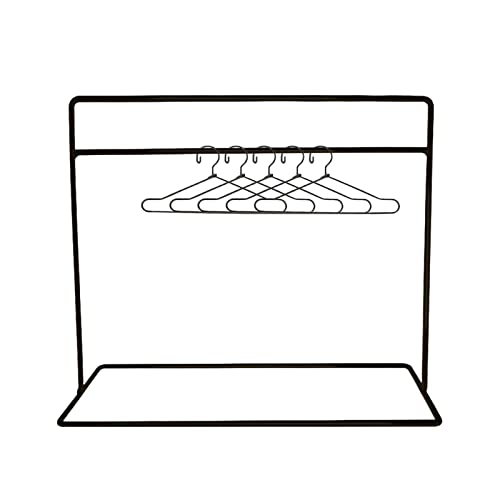 Amagogo 1/6 Puppenhaus Kleiderständer mit 5 Kleiderbügeln Kleiderständer Kleiderbügel Schmuckständer Halter für Schlafzimmer Wohnzimmer, Schwarz Amagogo 1/6 Puppenhaus Kleiderständer mit 5 Kleiderbügeln Kleiderständer Kleiderbügel Schmuckständer Halter für Schlafzimmer Wohnzimmer, Schwarz von Amagogo