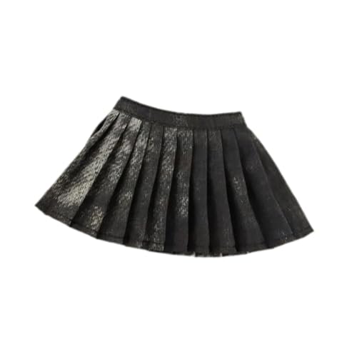 Amagogo 1/6 Skala Frauen Figur weibliche Actionfigur Leichter Prop Casual Trendy Doll Kleidung Miniatur kurzer Rock, Schwarzgrau Amagogo 1/6 Skala Frauen Figur weibliche Actionfigur Leichter Prop Casual Trendy Doll Kleidung Miniatur kurzer Rock, Schwarzgrau von Amagogo