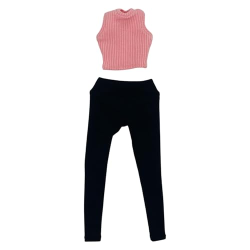 Amagogo 1/6 Weste mit Hosen gelegentlich Basic Tank Casual Realistic Cosplay ärmelloses Aufgabe für 12 -Zoll, Rosa Amagogo 1/6 Weste mit Hosen gelegentlich Basic Tank Casual Realistic Cosplay ärmelloses Aufgabe für 12 -Zoll, Rosa von Amagogo