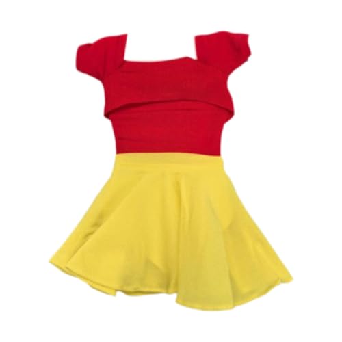 Amagogo 1/6 weibliche Figur Faltenrockanzug, Kostüm Stilvolle Mode -Cosplay -Kleidung, Miniaturpuppenkleidung ACCS, Rot Gelb Amagogo 1/6 weibliche Figur Faltenrockanzug, Kostüm Stilvolle Mode -Cosplay -Kleidung, Miniaturpuppenkleidung ACCS, Rot Gelb von Amagogo