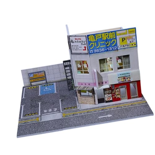 Amagogo 1/64 Diorama Car Display Show Hülle mit Lichtern Simulationsschutz Kollektion Kollektion von Amagogo