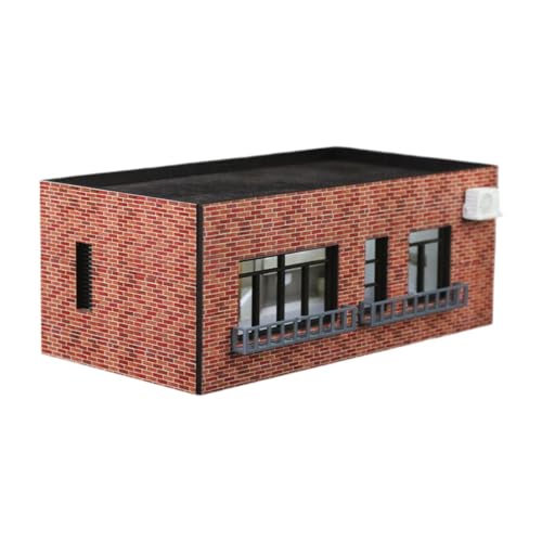 Amagogo 1/64 HO Maßstab Modell Haus Gebäude Diorama Tisch Dekoration Sand Tisch Dekoration Modell Landschaft Hobby Spielzeug Ornament, C von Amagogo
