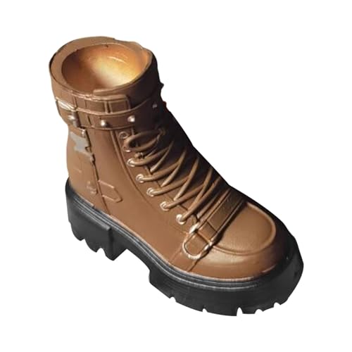Amagogo 1: 6 Actionfiguren Stiefel Kostüme ACCS, Sammlungen DIY für 12in Girl Doll, BJD -Puppenschuhe, 12 Zoll weibliche Puppenstiefel, Khaki von Amagogo