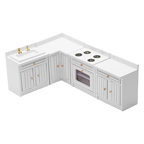 Amagogo 1:12 Puppenhaus Möbel Küche Herd Schrank Schrank Set Amagogo 1:12 Puppenhaus Möbel Küche Herd Schrank Schrank Set von Amagogo