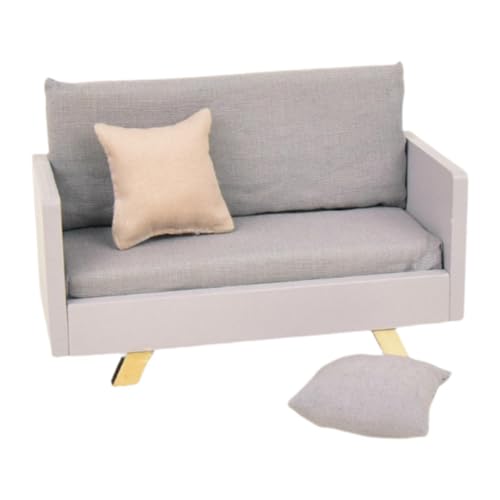 Amagogo 1:12 Puppenhaus Möbel Sofa DIY Modell Rollenspiel Requisiten Möbel Modell für Puppenhaus Dekoration Simulation Lebensszene Amagogo 1:12 Puppenhaus Möbel Sofa DIY Modell Rollenspiel Requisiten Möbel Modell für Puppenhaus Dekoration Simulation Lebensszene von Amagogo