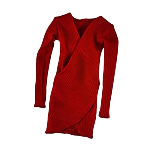Amagogo 1:6 Kostüm, handgemachtes DIY Puppenkleid, Puppendekor, Actionfiguren V-Ausschnitt Kleid, weibliche Figurenkleidung, fürfür 12" Figuren, Rot Amagogo 1:6 Kostüm, handgemachtes DIY Puppenkleid, Puppendekor, Actionfiguren V-Ausschnitt Kleid, weibliche Figurenkleidung, fürfür 12" Figuren, Rot von Amagogo