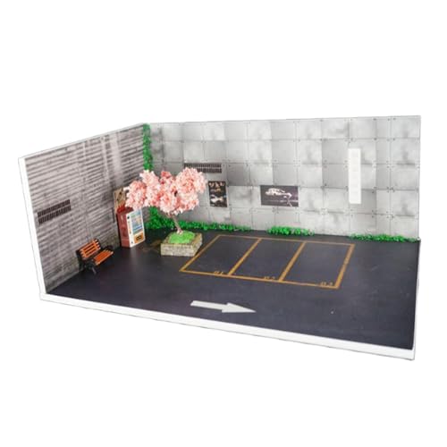 Amagogo 1:64 Skala -Parkplatz -Parkplatz -Szene Mini Automobilmodell Garage Hochdichte PVC -Boardfahrzeugszene Spielzeug für Sammlungen, Keine Staubbedeckung Amagogo 1:64 Skala -Parkplatz -Parkplatz -Szene Mini Automobilmodell Garage Hochdichte PVC -Boardfahrzeugszene Spielzeug für Sammlungen, Keine Staubbedeckung von Amagogo