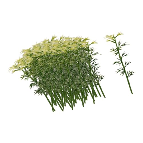 Amagogo 100pcs Model Bambusbäume, künstliche Ornament Zug -Landschaft Architektur Bäume Mini für Landform Home Dekoration DIY Handwerk, 8cm von Amagogo