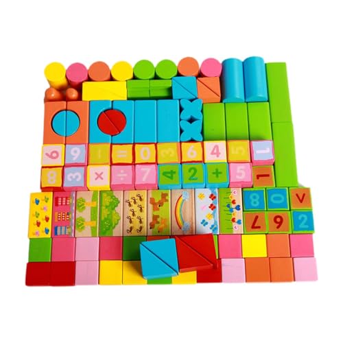 Amagogo 100x Holzblöcke, Stapelblöcke mit Aufbewahrungsbox, Zahlen, Mathematikspielzeug, Brettspiele, Holzbausteine, für Jungen und Mädchen Amagogo 100x Holzblöcke, Stapelblöcke mit Aufbewahrungsbox, Zahlen, Mathematikspielzeug, Brettspiele, Holzbausteine, für Jungen und Mädchen von Amagogo