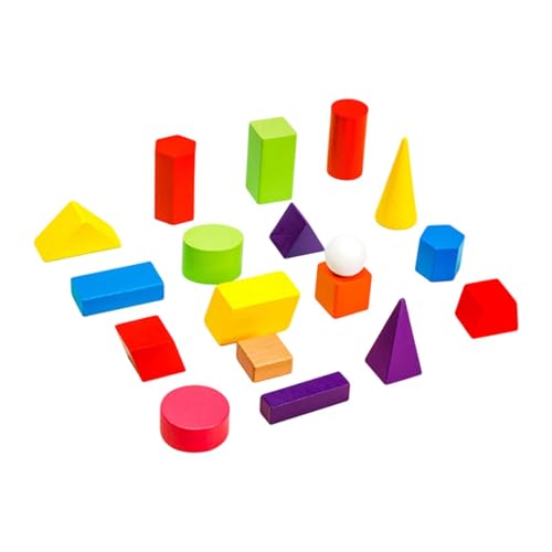 Amagogo 18x Manipulative Mini 3D Formen mit Geometrischen Körpern für Den Unterricht Als Geschenkaktivität Amagogo 18x Manipulative Mini 3D Formen mit Geometrischen Körpern für Den Unterricht Als Geschenkaktivität von Amagogo