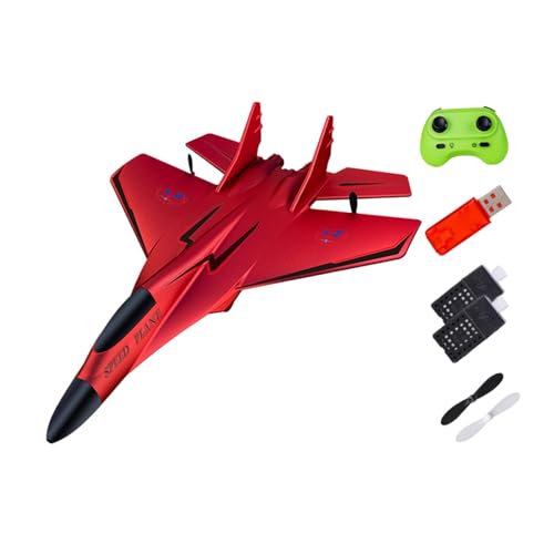 Amagogo 2 CH-Flugzeug-RC-Gleitmittel mit Licht, wasserdichtem, tragbarem Fettflügelflugzeug-Fernbedienungsflugzeug für das 8-12-jährige Geschenk von 8 bis 12, 2 Rot Amagogo 2 CH-Flugzeug-RC-Gleitmittel mit Licht, wasserdichtem, tragbarem Fettflügelflugzeug-Fernbedienungsflugzeug für das 8-12-jährige Geschenk von 8 bis 12, 2 Rot von Amagogo