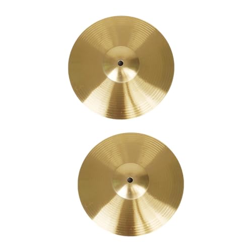 Amagogo 2 x Trommelbecken, Robustes Übungsbecken für Anfänger, professioneller Ersatz für traditionelle Crash-Becken aus Legierung, Durchmesser 30 cm Amagogo 2 x Trommelbecken, Robustes Übungsbecken für Anfänger, professioneller Ersatz für traditionelle Crash-Becken aus Legierung, Durchmesser 30 cm von Amagogo