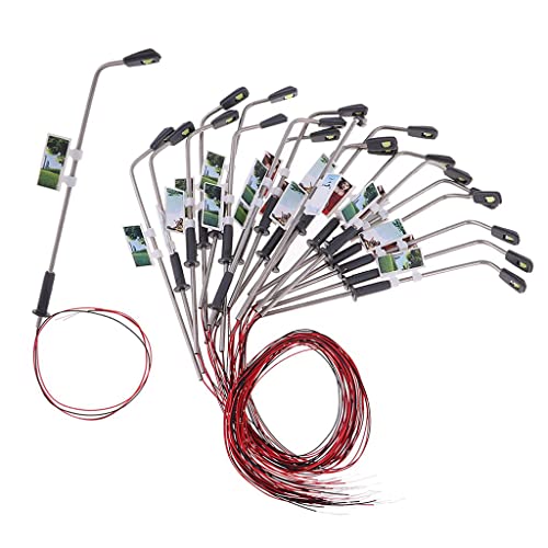 Amagogo 20 Zug Eisenbahn Led Laternenpfahl Straßenmodell Lichter HO OO Maßstab 1:100 Amagogo 20 Zug Eisenbahn Led Laternenpfahl Straßenmodell Lichter HO OO Maßstab 1:100 von Amagogo