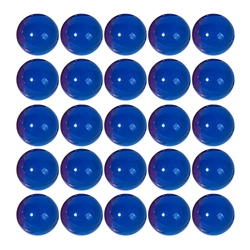 Amagogo 25 x Bingo-Bälle, tragbar, langlebig, direkter Ersatz für Lotteriebälle, Gewinnbälle für Firmenfeiern, Reisen, Markt, Haushalt, blau von Amagogo