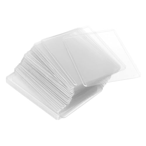 Amagogo 25x Kartenhüllen für Sammelkarten, Sammelkarten, Kartenhalter-Schutzhüllen für Bastler, Baseball-Fußball-Basketball-Karten von Amagogo