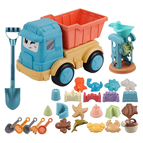 Amagogo 28-teiliges Strandspielzeug Set für Kinder - Spaß für kleine, Großer Strandkoffer von Amagogo