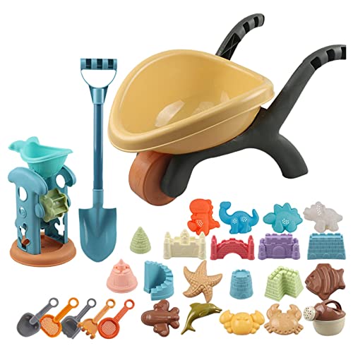 Amagogo 28-teiliges Strandspielzeug Set für Kinder - Spaß für kleine, Rollwagen von Amagogo