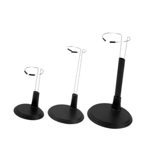 Amagogo 3 Stück Puppenständer-Stützbasen Stabile Modellstützen Mehrzweck-Displayhalterungen Puppendisplayständer für die Sammlung, Schwarz Amagogo 3 Stück Puppenständer-Stützbasen Stabile Modellstützen Mehrzweck-Displayhalterungen Puppendisplayständer für die Sammlung, Schwarz von Amagogo