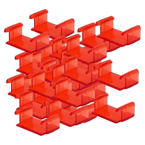 Amagogo 30x Eisenbahngleis-Befestiger, Zugzubehör, Gleisszenen-Lernspielzeug-Clips für Gleise für Kinder, Jungen und Mädchen, Rot Amagogo 30x Eisenbahngleis-Befestiger, Zugzubehör, Gleisszenen-Lernspielzeug-Clips für Gleise für Kinder, Jungen und Mädchen, Rot von Amagogo