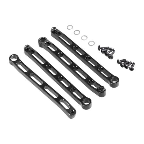 Amagogo 4 Stück Chassis-Befestigungsstange, Upgrade für ferngesteuerte Fahrzeuge, robuste 1/12 RC-Autoteile für RC-Autos im Maßstab 1:12, MN168, MN78, MN82, Schwarz Amagogo 4 Stück Chassis-Befestigungsstange, Upgrade für ferngesteuerte Fahrzeuge, robuste 1/12 RC-Autoteile für RC-Autos im Maßstab 1:12, MN168, MN78, MN82, Schwarz von Amagogo