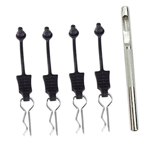 Amagogo 4 Stücke/20 Stücke Body Shell Metal Clip Einfach zu ersetzen, um die Schale Schnalle RC -Autos für 1/16 1/12 1/10 1/8 RC -Autos Hobbyist zu ersetzen, 4 Stück von Amagogo