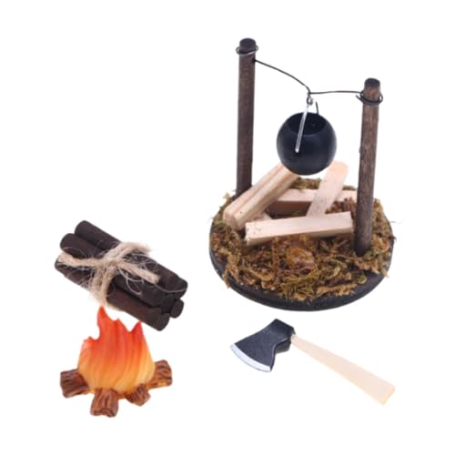 Amagogo 4-teiliges Puppenhaus-Camp-Set, Miniatur-Camping-Set, Rollenspiel-Spielzeug, Puppenhaus-Dekorationszubehör für 1:12 Puppenhäuser Amagogo 4-teiliges Puppenhaus-Camp-Set, Miniatur-Camping-Set, Rollenspiel-Spielzeug, Puppenhaus-Dekorationszubehör für 1:12 Puppenhäuser von Amagogo