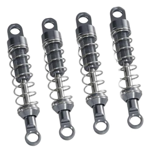 Amagogo 4PCS RC -Auto -Stoßdämpfer Ersatzteile Upgrades Teile zusammengestellt, Dämpfer, Metallfeder fürfür 1:12 mn78 Mn82 Mn168 Crawler, Schwarz von Amagogo