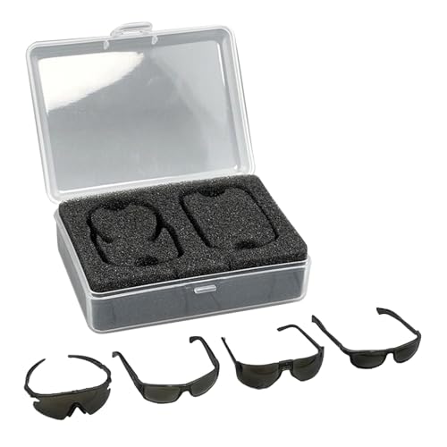 Amagogo 4X 1/6 Action-Figuren Brille Sonnenbrille Modell Klassisch Einfach zu bedienende Brillen Requisiten für 12 Zoll Puppenfigur Zubehör Amagogo 4X 1/6 Action-Figuren Brille Sonnenbrille Modell Klassisch Einfach zu bedienende Brillen Requisiten für 12 Zoll Puppenfigur Zubehör von Amagogo