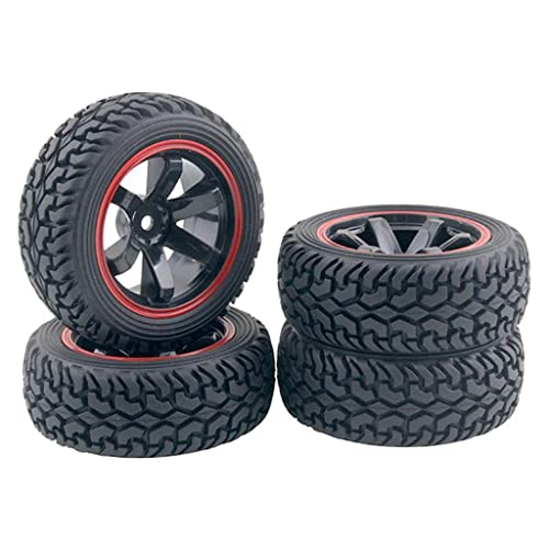 Amagogo 4X Gummireifen 12mm Hex für 144001 124018 124019 1/14 1/18 1/16 Modell Monster Truck Crawler Ersatz - EIN Amagogo 4X Gummireifen 12mm Hex für 144001 124018 124019 1/14 1/18 1/16 Modell Monster Truck Crawler Ersatz - EIN von Amagogo
