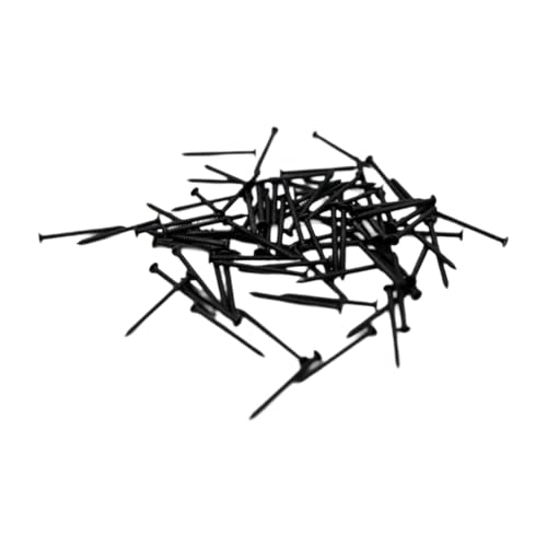 Amagogo 50 Stück Ho N Track Fixing Schraubenzugzubehör, Metall, Modellbahnteile für die Modifikation für Modellzug, Lang von Amagogo
