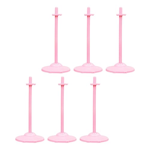 Amagogo 6X Puppenständer mit Taillenclip, passend für 10-12 Zoll große Puppen für Actionfiguren, Zubehör, Hell-pink Amagogo 6X Puppenständer mit Taillenclip, passend für 10-12 Zoll große Puppen für Actionfiguren, Zubehör, Hell-pink von Amagogo