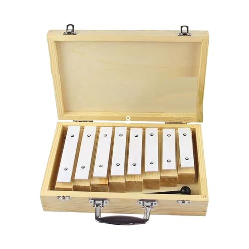 Amagogo 8 Noten Glockenspiel Xylophon Lernspielzeug Metalltasten Musikunterricht Xylophon für Kinder für Jungen Mädchen 1 2 3 Jahre alt Amagogo 8 Noten Glockenspiel Xylophon Lernspielzeug Metalltasten Musikunterricht Xylophon für Kinder für Jungen Mädchen 1 2 3 Jahre alt von Amagogo