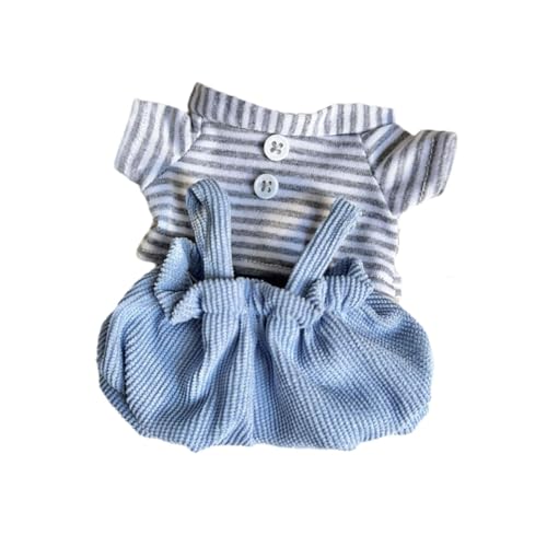 Amagogo 8 Zoll Plüschpuppen Kleidung Bequem Gefülltes Tiertuch für Den Kindertag, Blau Amagogo 8 Zoll Plüschpuppen Kleidung Bequem Gefülltes Tiertuch für Den Kindertag, Blau von Amagogo