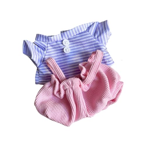 Amagogo 8 Zoll Plüschpuppen Kleidung Bequem Gefülltes Tiertuch für Den Kindertag, Rosa Amagogo 8 Zoll Plüschpuppen Kleidung Bequem Gefülltes Tiertuch für Den Kindertag, Rosa von Amagogo