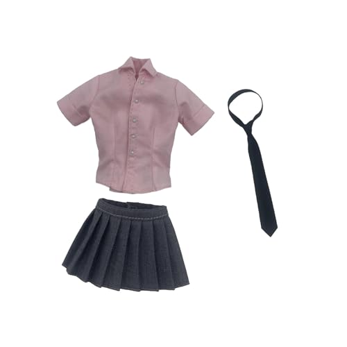 Amagogo Actionfiguren-Rock, Maßstab 1/6, Damenhemd, Ornament, Outfits, Modell, Puppenspielzeug, Kleidung, Puppenkrawatte für Club- und Heimaktivitäten, ROSA Amagogo Actionfiguren-Rock, Maßstab 1/6, Damenhemd, Ornament, Outfits, Modell, Puppenspielzeug, Kleidung, Puppenkrawatte für Club- und Heimaktivitäten, ROSA von Amagogo