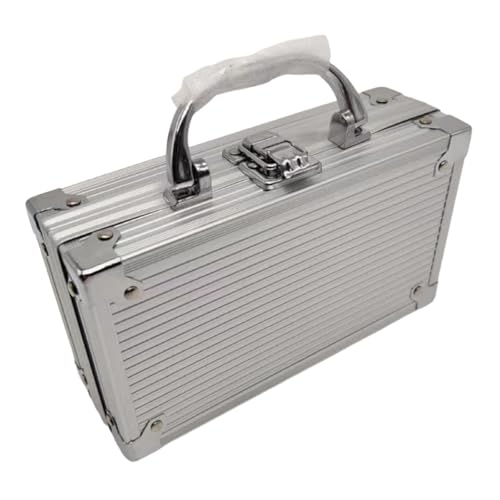 Amagogo Aluminium -Legierungs -Chip -Case -Chip -Carrier mit Handlungskasten -Chip -Halter -Hülle für Spielhallen, Party -Turniere von Amagogo