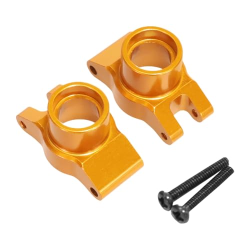Amagogo Aluminiumlegierung RC Car Achs Hub Carrier RC Reparaturteile Hochleistungskleidung Hinterachse für C8811 RC -Auto -Upgrade, Gold von Amagogo