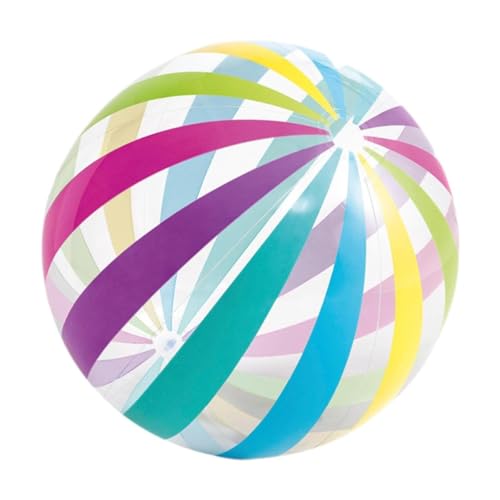 Amagogo Aufblasbarer Strandball, Partyzubehör, Bälle, lustiges Kinderspielzeug, buntes aufblasbares Schwimmbadspielzeug für -Mottopartys, Gestreifter Ball Amagogo Aufblasbarer Strandball, Partyzubehör, Bälle, lustiges Kinderspielzeug, buntes aufblasbares Schwimmbadspielzeug für -Mottopartys, Gestreifter Ball von Amagogo