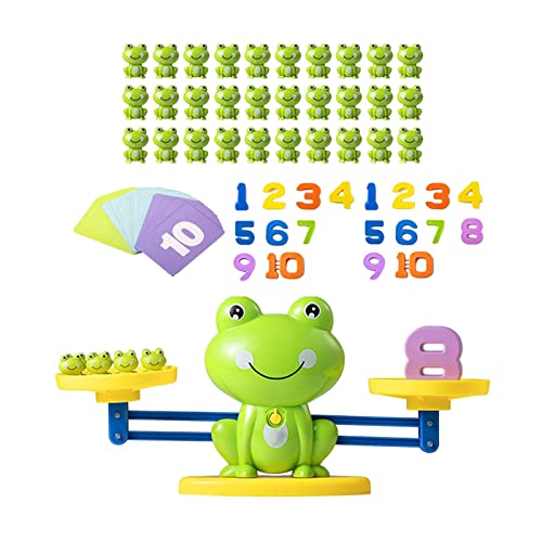 Amagogo Ausgeglichenes Mathe-Spiel für Kinder - Lernspaß und Denksport, 20 Zahlen Grün von Amagogo
