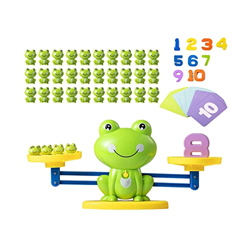 Amagogo Ausgeglichenes Mathe-Spiel für Kinder - Lernspaß und Denksport, Grüne 38 Gewichte von Amagogo