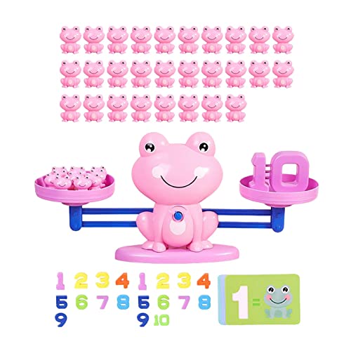 Amagogo Ausgeglichenes Mathe-Spiel für Kinder - Lernspaß und Denksport, Rosa 20 Zahlen von Amagogo