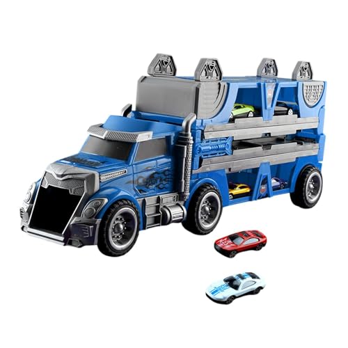 Amagogo Autotransporter-LKW-Spielzeugset, zusammenklappbarer Aufbewahrungstransporter, interaktives Schlepper-LKW-Spielzeug für Kinder im Alter von 2 3 4 5, Blau Amagogo Autotransporter-LKW-Spielzeugset, zusammenklappbarer Aufbewahrungstransporter, interaktives Schlepper-LKW-Spielzeug für Kinder im Alter von 2 3 4 5, Blau von Amagogo