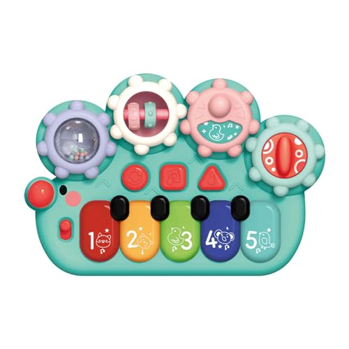 Amagogo Baby-Klavierspielzeug, Baby-Musikinstrument, Spielzeug, Montessori-Spielzeug, Baby-pädagogische Klaviertastatur für Kleinkinder, Feiertage, Festivals, Grün von Amagogo