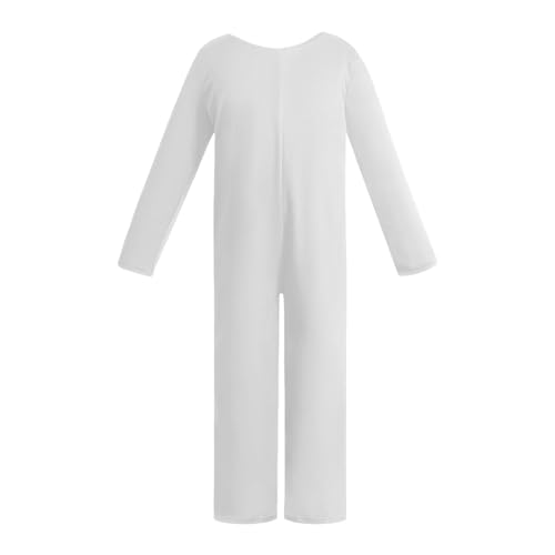 Amagogo Base Performance Kostüm Prop Events Halloween Kleidung Prom Rollenspiel Bodysuit, Weiß XL von Amagogo